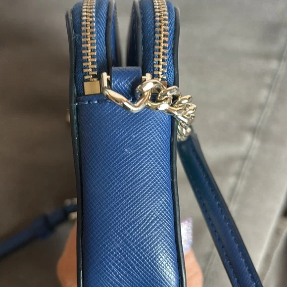 Kate Spade Staci Maritime Stripe Double Zip Small Crossbody Multi colored - Picture 9 of 11